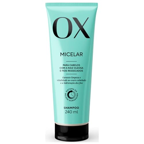 Shampoo Micelar Ox para Cabelos Oleosos e Ressecados 240ml