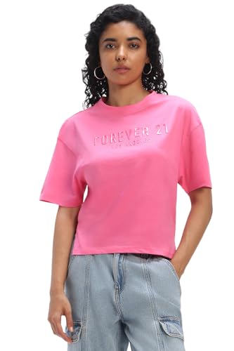 Image of FOREVER 21 Womens Graphic Oversized Oversized Tees