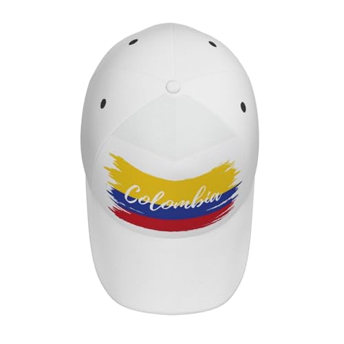 Gorra de béisbol bandera de Colombia unisex verano miniatura 4