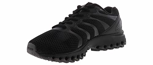 K-Swiss Women's Tubes Comfort 200 Training Shoe, Black/Charcoal, 9 M