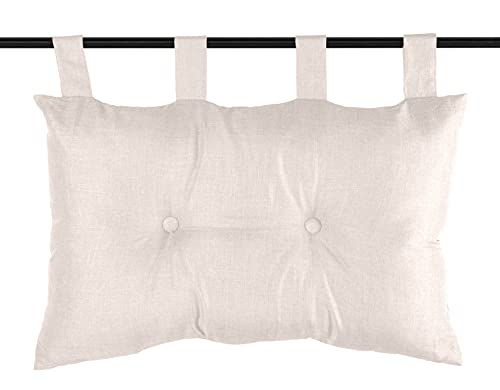 Lovely Casa Bea Tête de Lit Polyester Lin 45 x 70 cm
