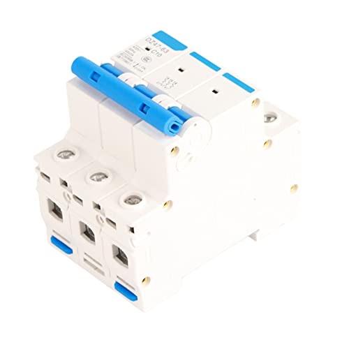 Disjoncteur de sécurité DZ47-63 coupure instantanée AC 400V 10A triphasé contre les surcharges