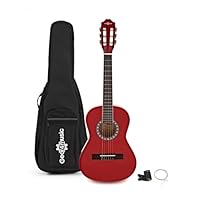 Comes with gig bag, tuner and strings Perfect for young beginners Nylon strings are soft and forgiving on small hands Robust and durable build quality