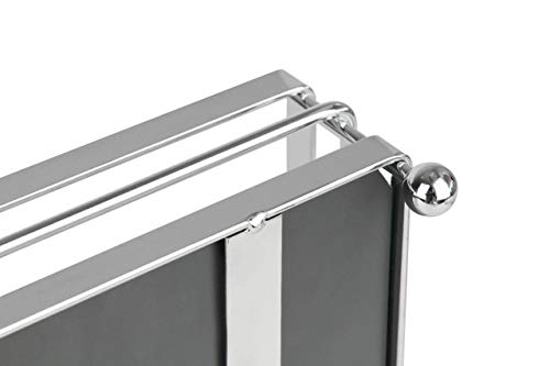 Gurfuy Acrylic Decorative Tray - Silver Mirror Tray For Jewelry Storage Organizer Rectangle Makeup Tray For Perfume Toiletries Cosmetics Vanity Dresser Magazine Bathroom Bedroom Home Decor #TOP5