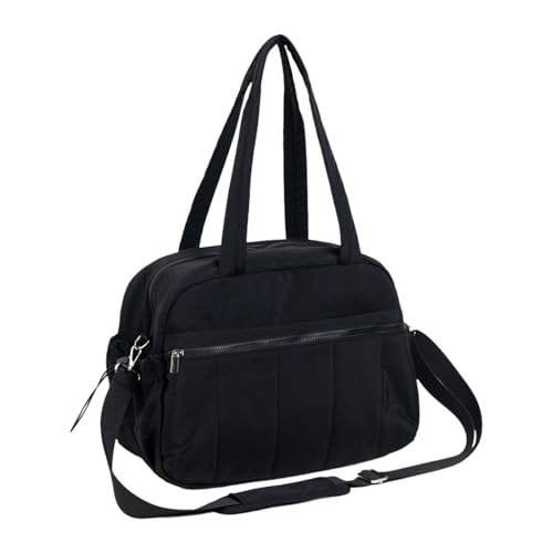 Qianly Mochila de Ginástica para Atividades Esportivas, Preto