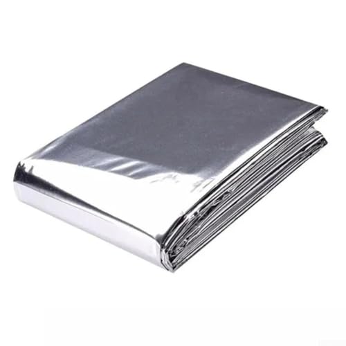 Pellicola riflettente per piante, pellicola Mylar riflettente argentata, fogli di lamina per copertura serra da giardino, pellicole in Mylar per la crescita delle piante, pellicola riflettente per il