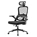 SIHOO M102C Chaise de Bureau, Chaise Ergonomique Fauteuil de Bureau Dossier Haut, Chaise de Bureau Grande et Haute avec accoudoirs rabattables, Soutien Lombaire réglable, Chaise avec appuie-tête，Noir