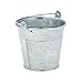 Juvale Mini Galvanized Metal Tins & Metal Pails - 6-Pack, 3 in H x 3.5 in W, Silver - Rustic Party Favors & Succulent Planters - Tin Cans for Crafts & Home Decor - Mini Baskets for Favors