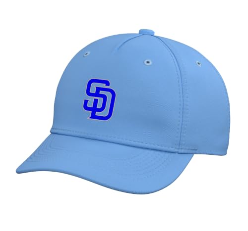 South Davidson Wildcats Adjustable Printed Baseball Hat, Light Blue