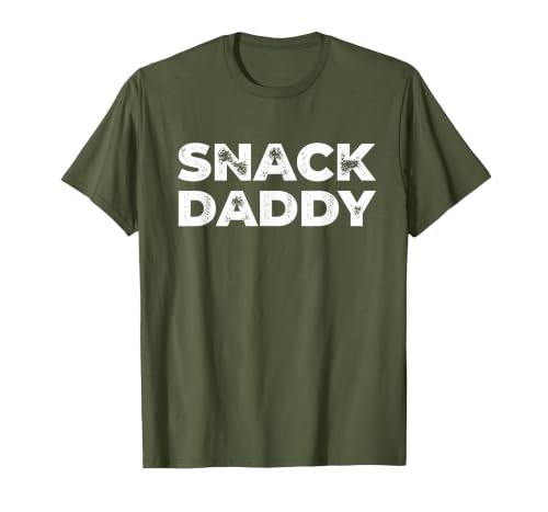 Snack Daddy T-Shirt, Men, Olive Green, Large