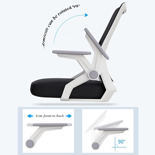 Chaise de bureau en maille dossier haut réglable pour corriger la posture