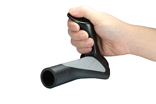 Hafny Ergonomic Lock-On Handlebar 130Mm Grips With Bar End, Bike Grips (Comfy) #TOP3