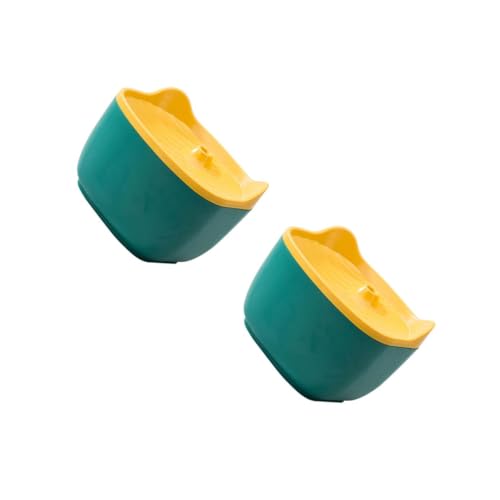 Balacoo 2 Pcs Pet Water Dispenser for Cats Automatic Drinking Bowl Safe Material Easy to Use Random Color