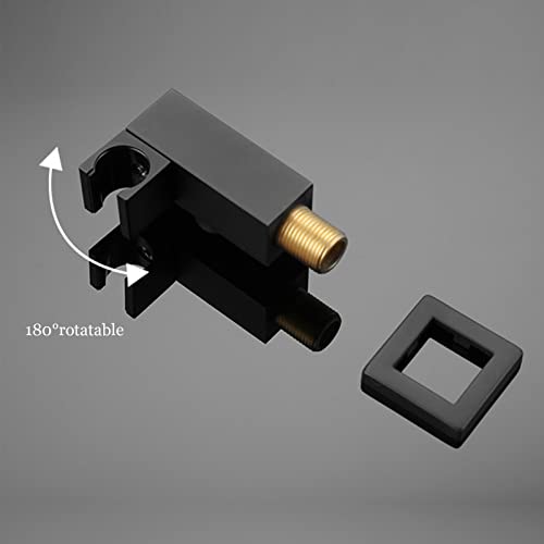 Système noire mate pour rénovation de douche, robinet mural encastré - 2