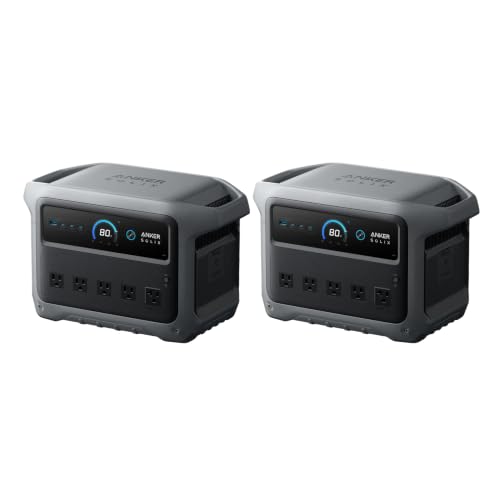 Image of Anker SOLIX C1000 Gen 2 Portable Power Station, 2,000W (Peak 3,000W) Solar Generator, Full Charge in 49 Min, 1,024Wh LiFePO4 Battery for Home Backup, Power Outages, and Camping (Optional Solar Panel)