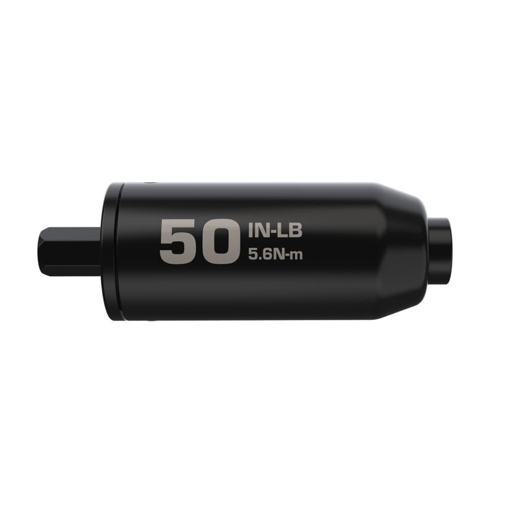 Fat Stix Individual Limiter 10-65 Inch-Pounds with Preset Torque, Accurately Tightens, Reversible, Compatible with Wheeler Fat Stix T-Handle Driver, for Gunsmithing, Reloading, and Torque Adjustment