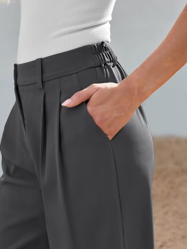 Image of LILLUSORY Womens Wide Leg Dress Work Flowy Pants Business Casual Outfits | 2026 Trousers, Dressy Slacks, High Waisted Palazzo, Professional Office Interview Clothes, Travel Wear