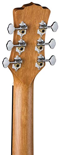 Luna High Tide Grand Concert Cutaway Acoustic/Electric Guitar, Koa #TOP5