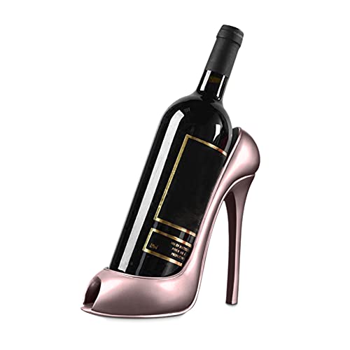 Trovety shoe wine rack holder - bottle keeper with high-heel desi…
