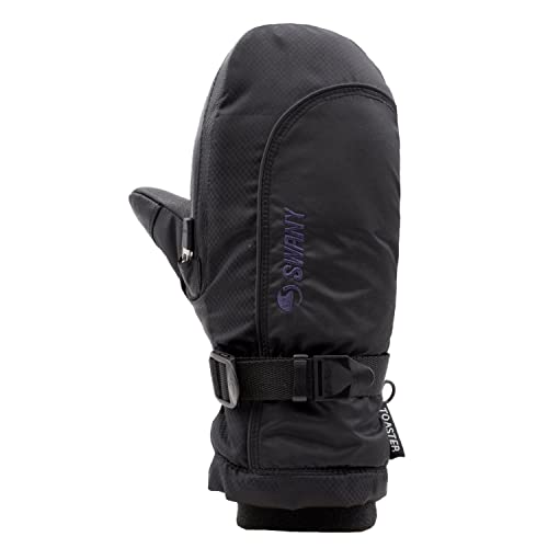 Image of Swany Junior Softy 2.1 Warm Insulated Durable Flexible Toaster Leather Palm Winter Sports Mittens