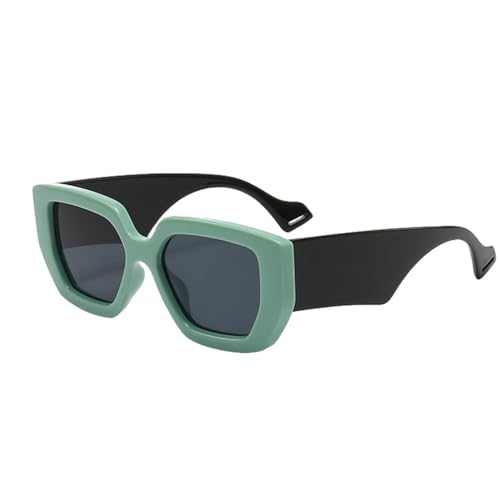 Lunettes de soleil carrées à jambes larges au design de luxe intemporel