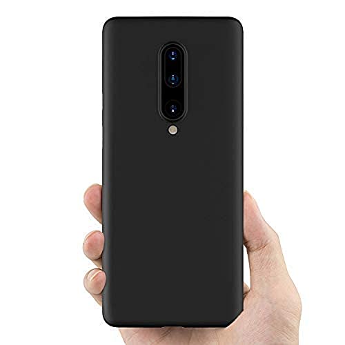 Image of Mobile Back Cover Case for OnePlus 8 (Silicone Case|CameraProtection|Black SC1510)