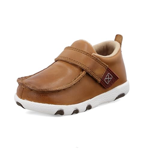 Twisted X Infant's Driving Moc, Moc Toe, Tan, 8 M