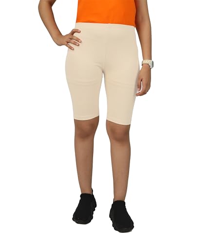 Image of KYDA Kids Girls's Stretchable Anti Bacterial Cycling Shorts, Yoga & Workout Gym Shorts