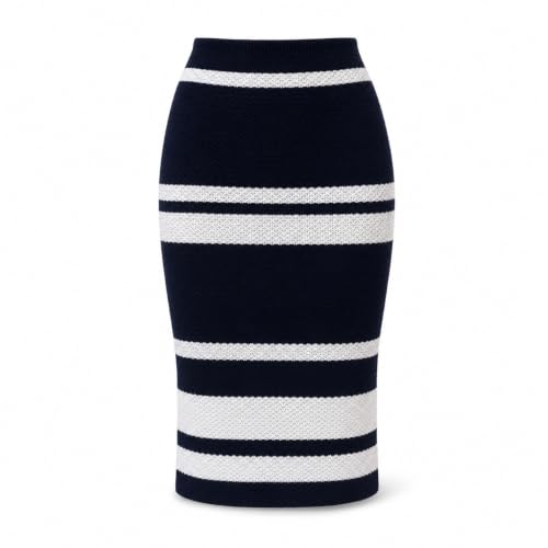 Conjunto mujer vestir dos piezas de alta costura náutica con acabados premium y diseño italiano