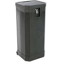 Displays2Go Banner Storage Case for Trade Show, Portable, Padded Lid & Base - Black JBCASETRBK