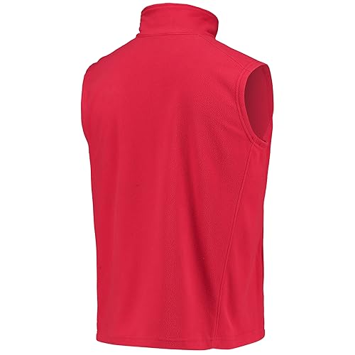 Image of dunbrooke Men's Black Minnesota Vikings Houston Fleece Full-Zip Vest