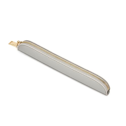 Image of Slim Pencil Case Skinny Pen Case Pen Pouch (FL Pearl Silver)