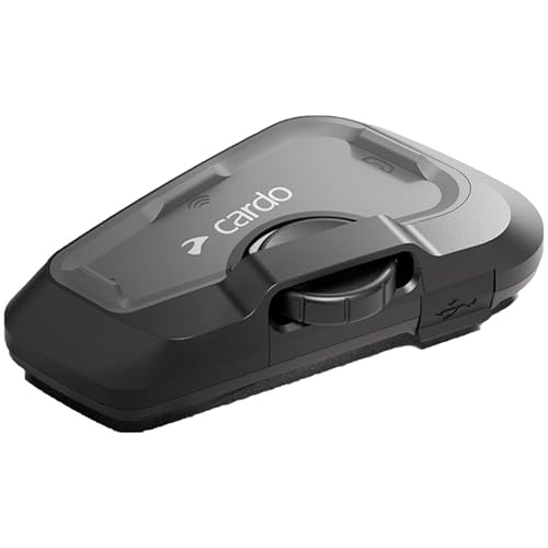 Cardo Systems FREECOM 4X Motorcycle 4-Way Helmet Bluetooth Communication System Headset Intercom, Universal Bluetooth Connectivity, Waterproof, 40mm Speakers - Single Pack by Cardo - Image 3