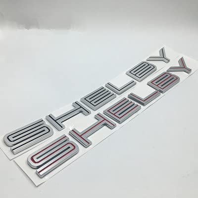 BYTT 1x 3D ABS Shelby Logo Logo Tronco Posteriore