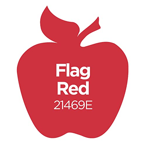 Image of Apple Barrel Acrylic Paint in Assorted Colors, Flag Red (Pack of 48) 2 oz, 21469EB- (Pack of 48)