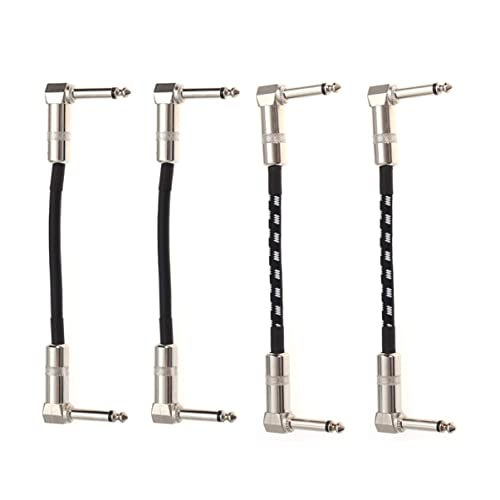 Câble de connexion pour guitare plaqué argenté HEMOTON - Câblage audio haute fidélité 15cm