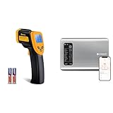Etekcity Infrared Thermometer 774 and Smart Nutrition Scale, Digital for Cooking Baking Grilling, Track Calories Protein 19 Nutrients