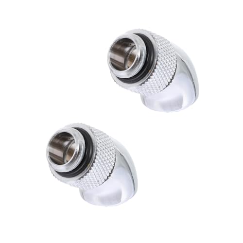Adaptador giratorio para refrigeración líquida de PC con conector de plata anti fugas