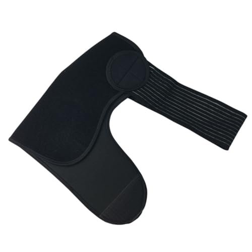 ERINGOGO 1pc Adjustable Shoulder Brace Breathable Compression Sleeve for Sports Injury Support Lightweight Design for Active Users Comfortable Fit for Summer Activities