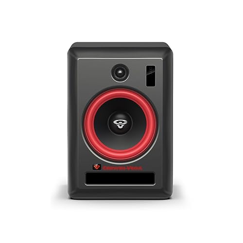 CERWIN-VEGA! VEGA8SB-HUB 8 inch 100 Watts 2-Way Studio Monitors Full Range Active Powered Black Single
