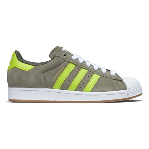 adidas Superstar ADV Shoes - Olive Strata/Yellow/Gold Metallic - 9.0