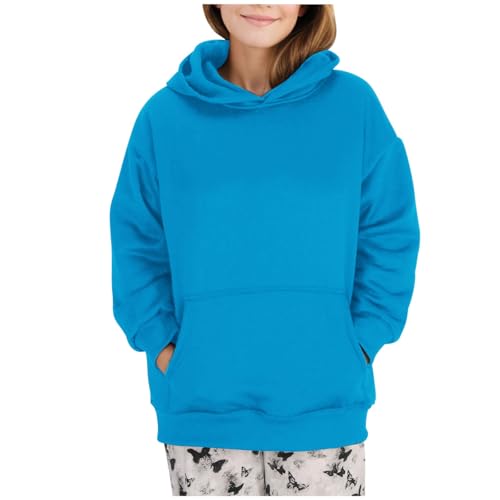 KOG Hoodie Women's Basic Hoodies Plain Hoodie Warm Hooded Sweatshirt Teenager Girls Pullover Warm Clothing Women Fashion Plain Large Sizes Vintage Cotton Long Sleeve Shirt, 05 Light Blue, S KOG Hoodie Women's Basic Hoodies Plain Hoodie Warm Hooded Sweatshirt Teenager Girls Pullover Warm Clothing Women Fashion Plain Large Sizes Vintage Cotton Long Sleeve Shirt, 05 Light Blue, S