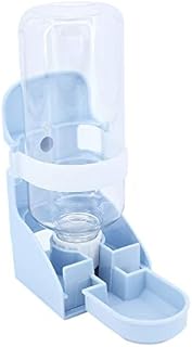 Gearific 500ml Pet Automatic Water Fountain, Water Feeder Suspended Water Dispenser Small Animal Water Bottle for Cats, Hamster, Rabbits (Blue)