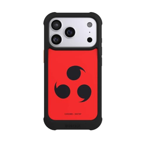 Coque iPhone 17 Pro MagSafe antichoc NIVOmax Naruto noire de protection