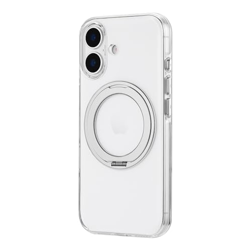 LEPLUS iPhone 17�Ή� 360�x��]�X�^���h�t���������n�[�h�P�[�X �uMASTER CLEAR mag swing�v �N���A/�V���o�[ LN-IM25MCMSSV