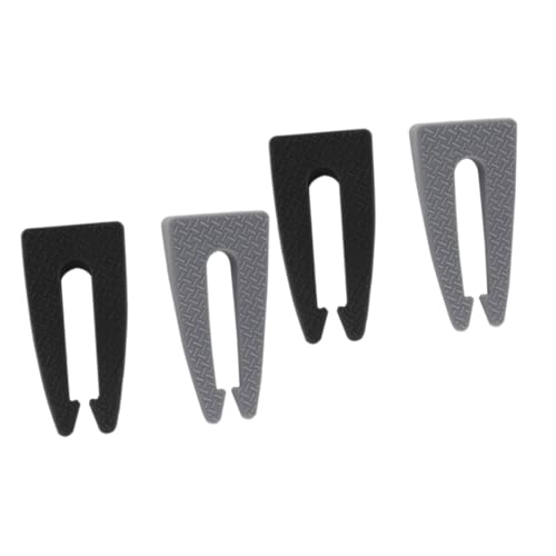 RORPOIR 2sets Oven Lock Child Safety Gas Range Stove Knob Lock Stove Proofing Sturdy Plastic Easy Install 2pcs*2