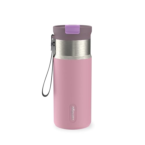 Image of Contigo DualSip 16 oz Compact Stainless Steel Vacuum-Insulated Water Bottle with 2-in-1 Leakproof Lid (Straw or Spout), BPA-Free & Lead-Free, Dishwasher Safe