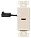 Video Wall Plate and Jack, HDMI, Lt Al