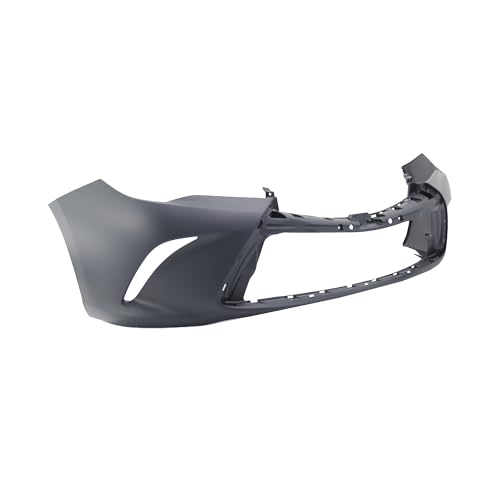 Image of FitParts Compatible with Toyota Camry 2015-2017 Front Bumper Cover | Primed, With Fog Light Holes, Without Parking Sensor Holes, Hybrid, Ready to Paint, OEM 5211907912, TO1000409