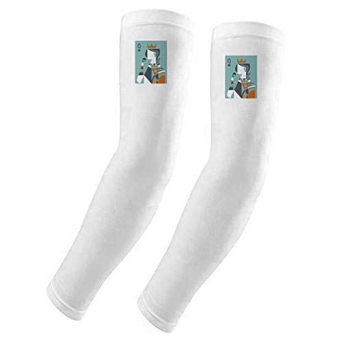 Housse de gants Motif Q pour protéger vos mains du soleil en jouant aux cartes
